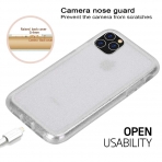 BAISRKE iPhone 11 Pro Simli Silikon Klf-Clear