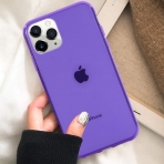 BAISRKE iPhone 11 Pro Silikon Klf-Purple