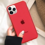 BAISRKE iPhone 11 Pro Max Silikon Klf-Red