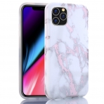 BAISRKE iPhone 11 Pro Max Mermer Desenli Klf-White