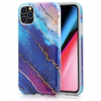BAISRKE iPhone 11 Pro Max Mermer Desenli Klf-Blue