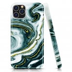 BAISRKE iPhone 11 Pro Mermer Desenli Klf-Teal