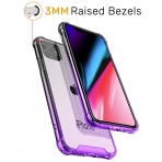 BAISRKE iPhone 11 Bumper K�l�f-Black Purple Gradient
