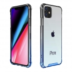 BAISRKE iPhone 11 Bumper K�l�f-Black Blue Gradient