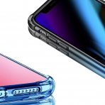 BAISRKE iPhone 11 Bumper K�l�f-Black Blue Gradient