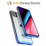 BAISRKE iPhone 11 Bumper K�l�f-Black Blue Gradient
