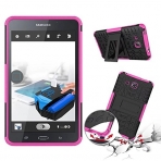 BAUBEY Samsung Galaxy Tab A6 Rugged Armor K�l�f (7 in�)-Pink