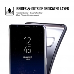 BELK Samsung Galaxy Note 8 Slim Bumper Klf-Satin Black