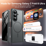 BERFY Galaxy Z Fold 8 Ultra MagSafe Filtreli K�l�f-Grey