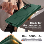 BERFY Galaxy Z Fold 8 Ultra MagSafe Filtreli K�l�f-Green