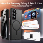 BERFY Galaxy Z Fold 8 Ultra MagSafe Filtreli K�l�f-Ebony