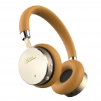 BHM B66 Kablosuz Bluetooth Kulak st Kulaklk-Brown, Tan, Gold