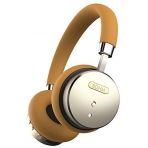 BHM B66 Kablosuz Bluetooth Kulak st Kulaklk-Brown, Tan, Gold