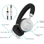 BHM B66 Kablosuz Bluetooth Kulak st Kulaklk-Black