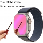 BWEDXEZ Apple Watch Ultra 2.Nesil Renkli Ekran Koruyucu-Colorful