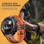 Bandkids Silikon Garmin Instinct 2 Kay -Orange