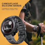 Bandkids Silikon Garmin Instinct 2 Kay -Grey