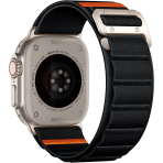 Bandletic Apple Watch Ultra 3 Esnek Naylon Kay��-Black