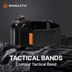 Bandletic Apple Watch Tactical Sportif Kay�� (Large)-Black