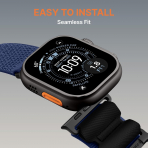 Bandletic Apple Watch Tactical Sportif Kay�� (Large)-Navy Blue