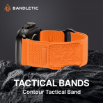 Bandletic Apple Watch Tactical Sportif Kay�� (Large)-Orange