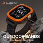 Bandletic Apple Watch Ultra 49mm Rugged Kay�� (Large)-Orange