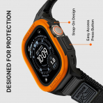 Bandletic Apple Watch Ultra 49mm Rugged Kay�� (Large)-Orange
