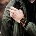 Bandletic Apple Watch Ultra 49mm Rugged Kay�� (Large)-Orange