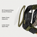 Bandletic Apple Watch Ultra 49mm Rugged Kay�� (Large)-Army Green