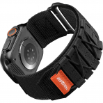 Bandletic Apple Watch Ultra Tactical Naylon Kay�� 49mm-Black
