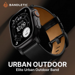 Bandletic Apple Watch Ultra 3 Hakiki Deri Kay��-Black