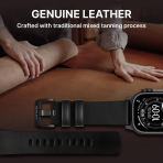 Bandletic Apple Watch Ultra 3 Hakiki Deri Kay��-Black