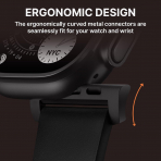 Bandletic Apple Watch Ultra 3 Hakiki Deri Kay��-Black