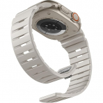 Bandletic Apple Watch 11 Uyumlu Manyetik Silikon Kay��-Starlight