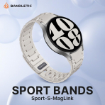 Bandletic Galaxy Watch 20mm Manyetik Silikon Kay��-Starlight