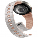Bandletic Galaxy Watch 7 Manyetik Silikon Kay��-Starlight/Milk Tea