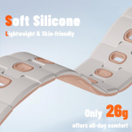 Bandletic Galaxy Watch 7 Manyetik Silikon Kay��-Starlight/Milk Tea