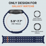 Bandletic Galaxy Watch 8 40mm Kay-Navy Blue