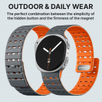 Bandletic Galaxy Watch 8 40mm Kay-Gray Orange