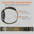 Bandletic Galaxy Watch Ultra 47mm Naylon Kay-ArmyGreen
