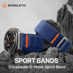 Bandletic Galaxy Watch Ultra 2/1 47mm Naylon Kay��-Titanium/Blue