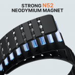 Bandletic Galaxy Watch Ultra 2 Manyetik Silikon Kay��-Black
