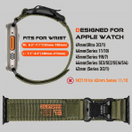 Bandletic Manyetik ��kart�labilir Naylon Kay�� 49mm (M)-Army Green