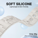 Bandletic Google Pixel Watch ile Uyumlu Silikon Kay��-Starlight
