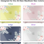 Batianda Botanical Serisi MacBook Neo Laptop K�l�f Seti-Lovely flowers