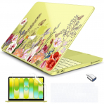 Batianda Botanical Serisi MacBook Neo Laptop K�l�f Seti-Whimsical Wildflower