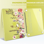 Batianda Botanical Serisi MacBook Neo Laptop K�l�f Seti-Whimsical Wildflower