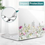Batianda Botanical Serisi MacBook Neo Laptop K�l�f Seti-Wildflower Meadow