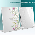 Batianda Botanical Serisi MacBook Neo Laptop K�l�f Seti-Wildflower Meadow