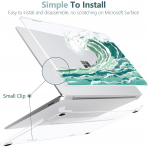 Batianda Microsoft Surface Laptop K�l�f Seti (13.8 in�)-Wave 